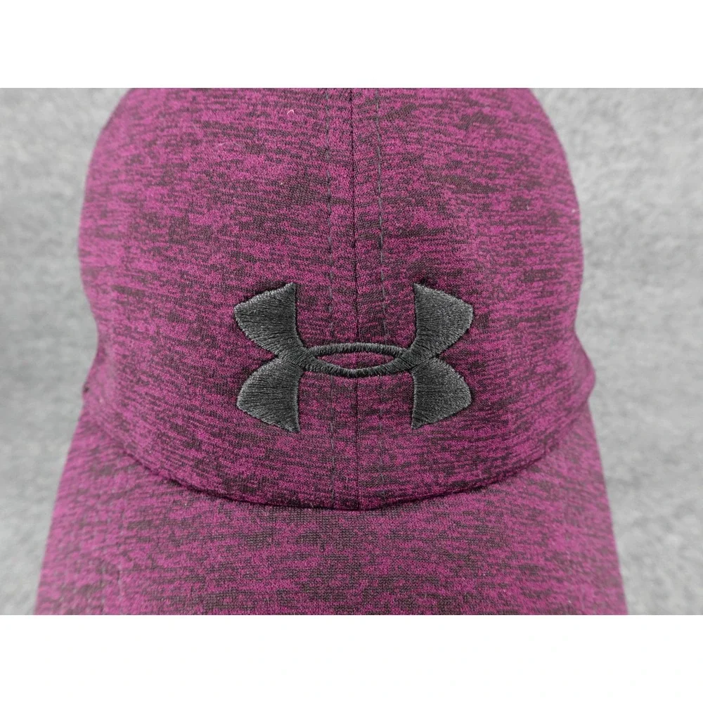 Under‎ Armour Womens Purple Heathered Adjustable Strapback Baseball Hat OSFA